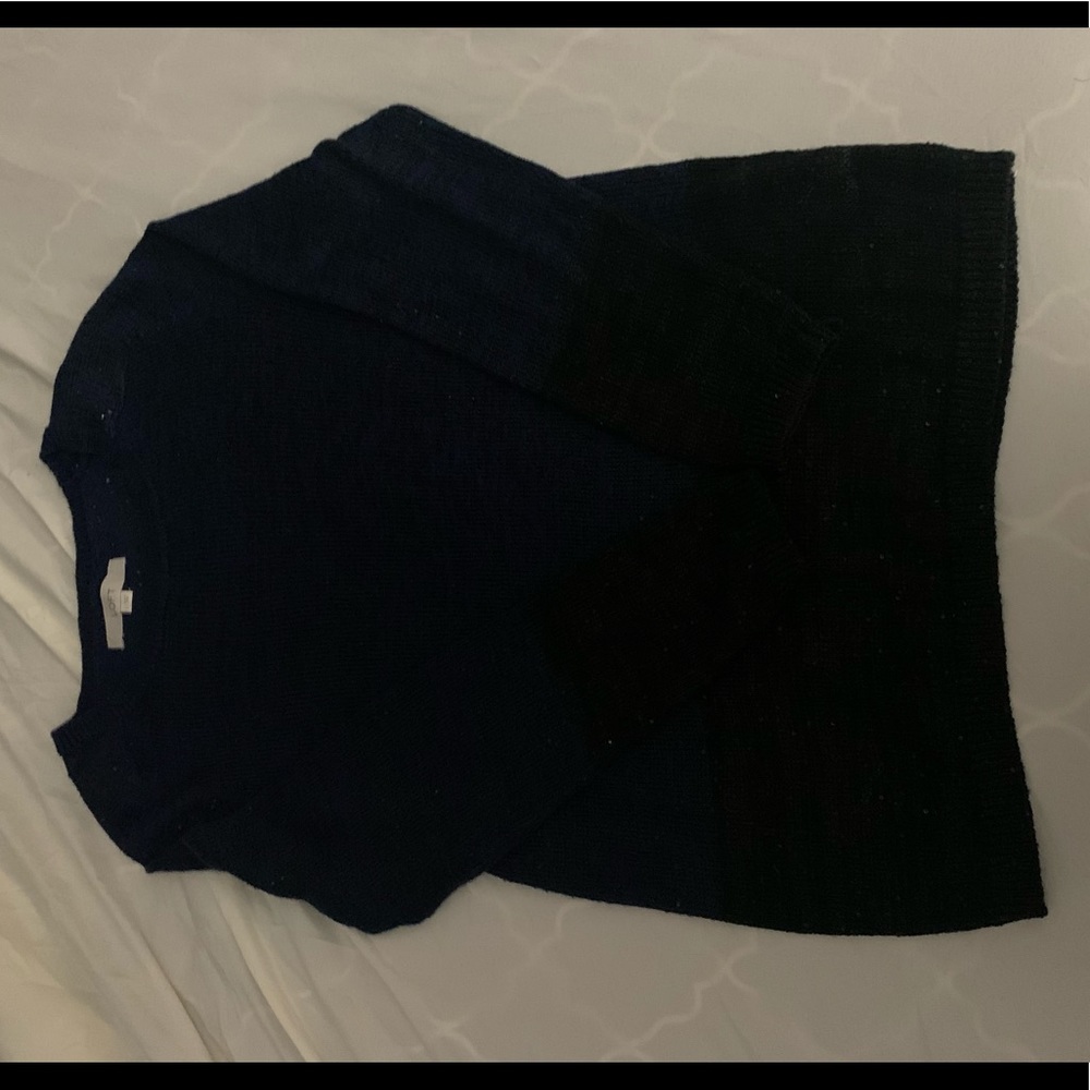 4/$20 Black and blue sparkle sweater